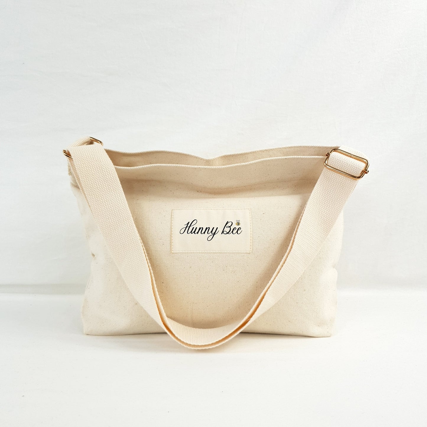 Childs crossbody bag, has hunny bee print with shoulder strap. Mummy and Me crossbody bags