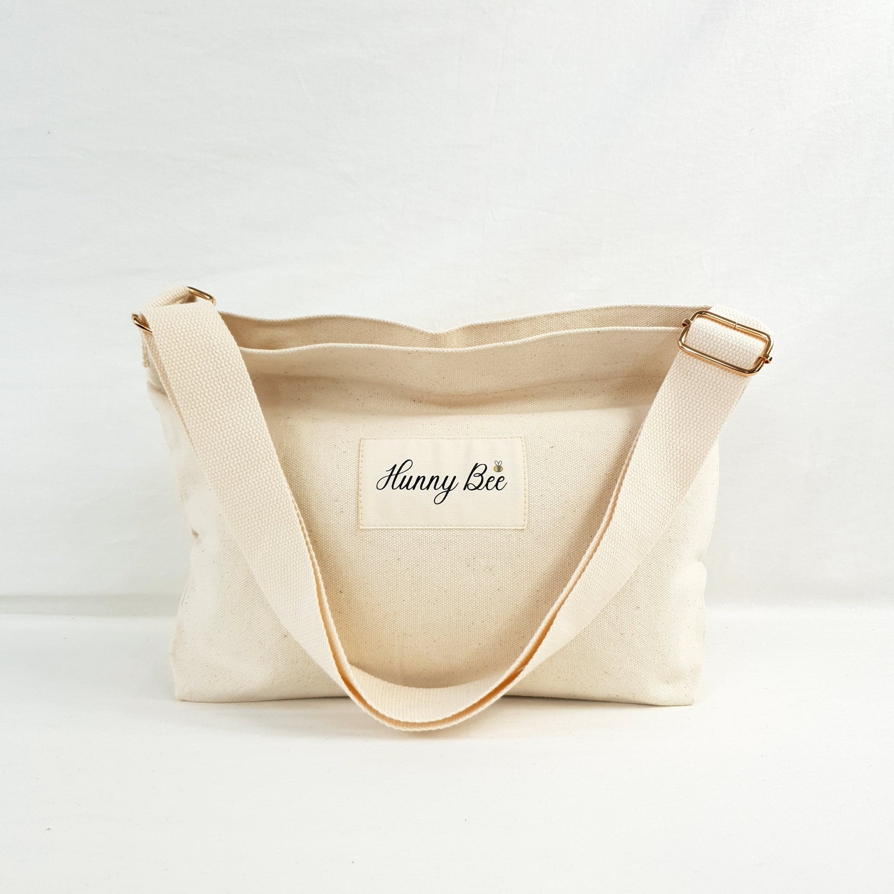 Childs crossbody bag, has hunny bee print with shoulder strap. Mummy and Me crossbody bags