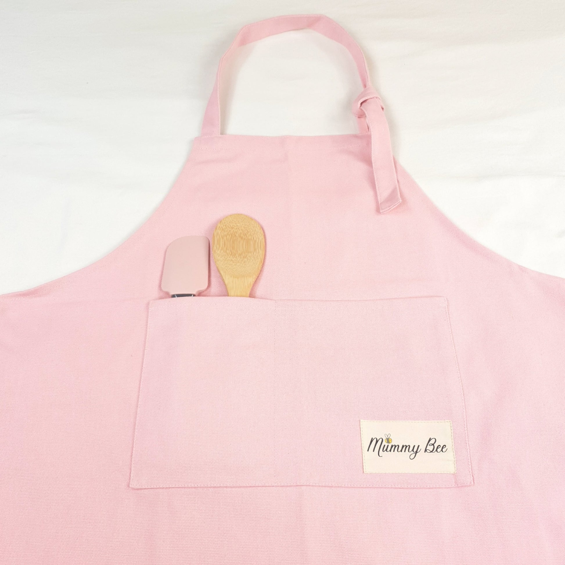 Personalized Mommy and Me Aprons, Matching Mother Daughter Apron Set,  Toddler Girls Apron, Apron for Mom, Pink Apron for Women With Pockets 